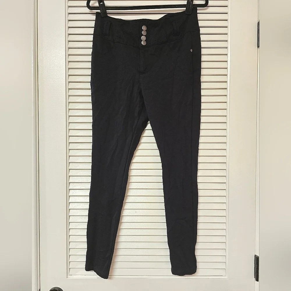 Ci Sono - Black Classic Stretchy Skinny Legging Pants